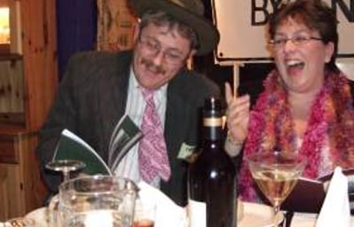 Dinner party in progress