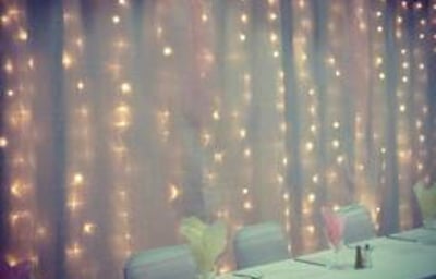 Starlight Backdrop Creating a Stunning Look Behind the Top Table 