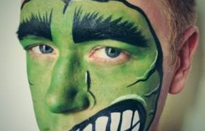 The Hulk Face Paint