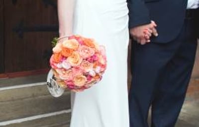 Flowers on the Steps.