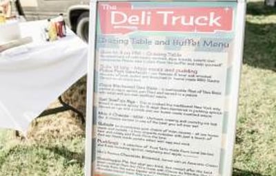 The Menu at wedding for 130