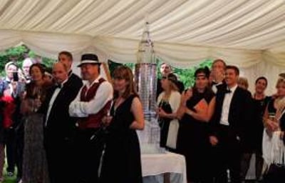 Listening to Speeches at the Gatsby Party