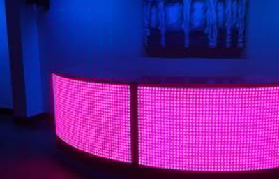 Pink led bar 2