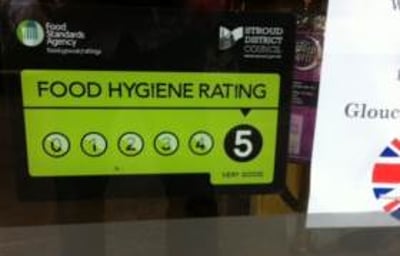 5 Strar Hygiene rating