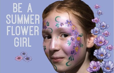 Summer flower Girl by Artycat Faces