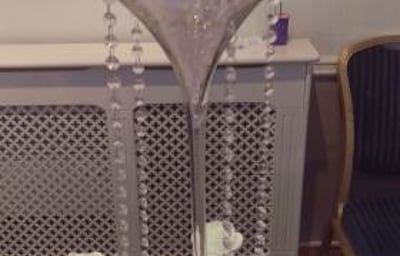 Martini Flower Ball Centerpiece