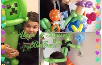 kids and balloons