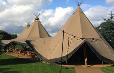 Three giant tipis 3