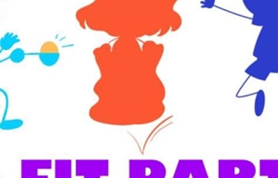 KID FIT PARTIES white logo 2022