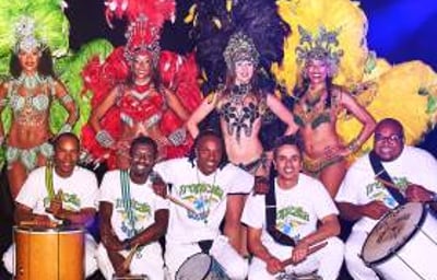 Tropicalia drummers & dancers