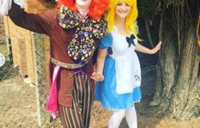 Mad hatter and alice