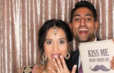 Rose Gold Sequin Backdrop