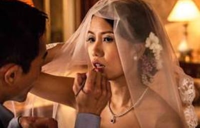 Singaporean bride make up and hair done by TheSnapshotcafe