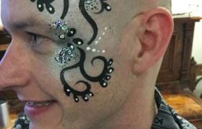 Face paint Fyl Scrolls