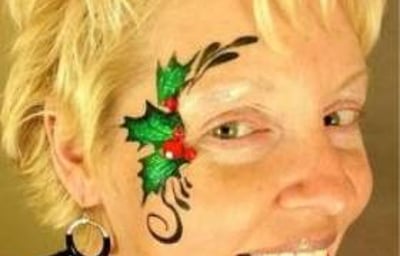 Face paint Holly eye