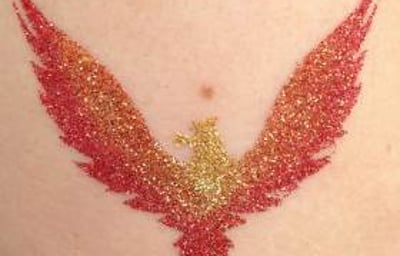 Eagle Glitter Tattoo