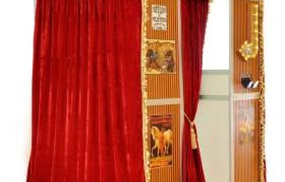 The stunning Vintage Circus Booth