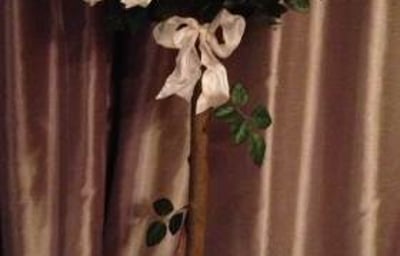 Silk Rose Topiary Tree - to Hire or Buy