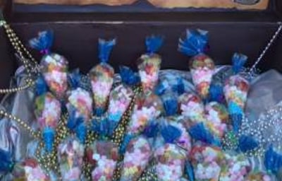 Candy Chest with candy cones