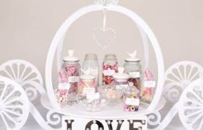 Candy Carriage: Can also be used as a cake display