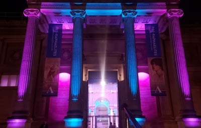 Ashmoleun Museum Oxford - Outdoor Lighting - Core Event Hire.jpg