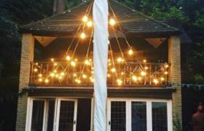 Festoon Lighting Private Wedding