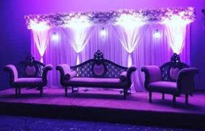 Heythrop Park Crown Plaza Wedding Lights & Stage Set