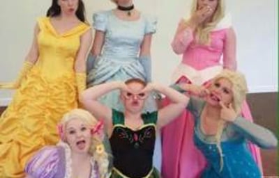 Our princesses having fun at our first ever ball