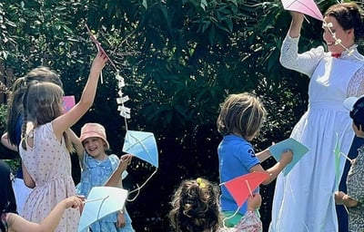 Kites in Paddington Green
