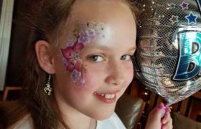 Facepainting Flowers