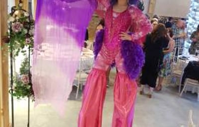 Ibiza - Purple and Pink Stiltwalker