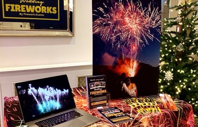 Firework Events Wedding Fair Stand