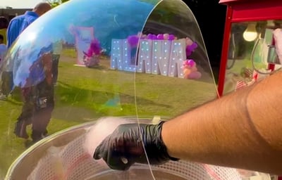 Candy floss & Popcorn cart package