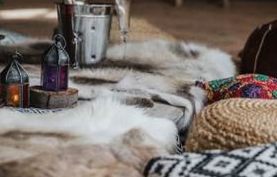 reindeer throws_lanterns_cushions