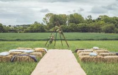 Rustic arch_matted walkway