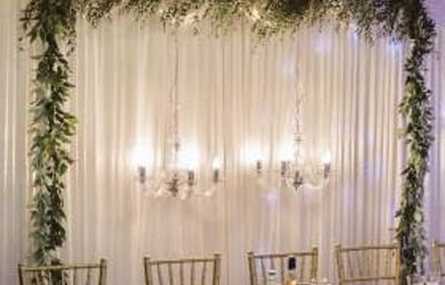 wedding frame and arch