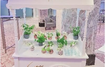 wedding sweet cart branded