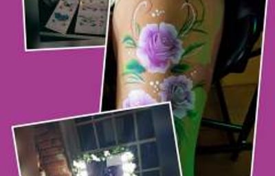 glitter bar collage hen night wedding