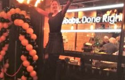 Lana Melville Equity Member M00254463 Performing at German Donar Kebab 85-87 Lothian Road EH3 9AW