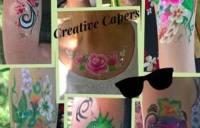 arm, ankle decolletage Painting summer 2019 for those who don't fancy Face painting :-)