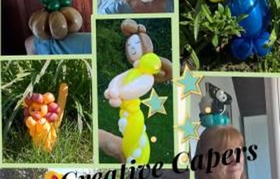 Balloon linework collage