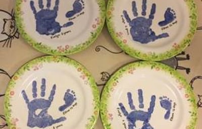 Pottery Painting - Hand prints