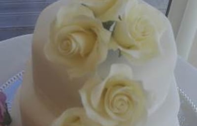 Beautiful handcrafted sugar lemon roses.
