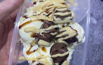 Ice cream bueno tray