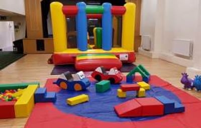 multi coloured package