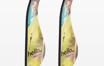 Sharkfin Flags - Beach Flags