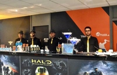 5m Mobile Bar Branded