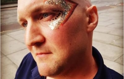 Mens face painting
