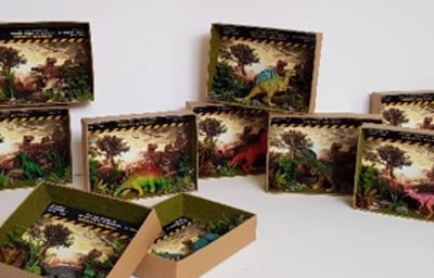 Dinosaur party invitations