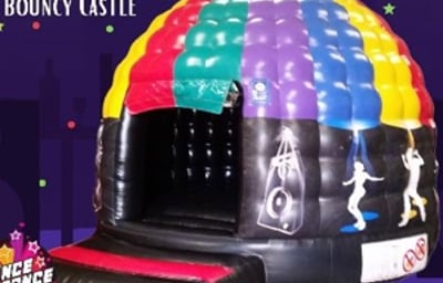 Disco Dome Bouncy Castle for kids